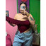 BORDO STRAPLEZ CROP