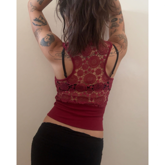 laced top