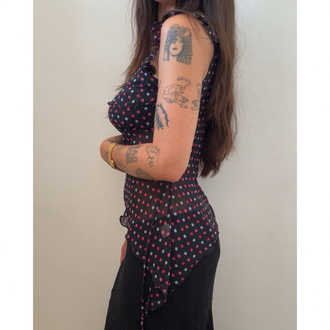 sheer dotted