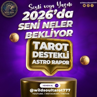 2026 Büyük Raporu: Astro-Tarot & Lenormand Finans + Dijital Takvim Hediye