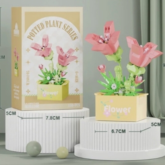 Potted Plant Series - Lego Puzzle Çiçek Seti( 150 parça)