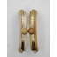 21 cm metal-bambu burs