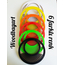 17 cm çapında akrilik+ahşap sap 