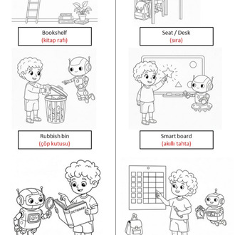 WORD TANK 5th GRADE COLORING BOOK - MAARİF MODELİ KİTABIYLA %100 UYUMLU KELİMELER (PDF)