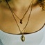 Gold Virgin Mary kolye