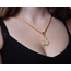 Parlak taşlı, 6God kolye (Unisex)