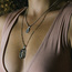 Silver virgin mary kolye
