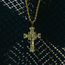 Parlak taşlı, Jesus kolye (Unisex)