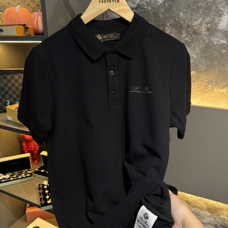 LORO PİANA POLO YAKA T-SHIRT (ithal kumaş)