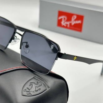 Rayban Ferrari Siyah Unisex Güneş Gözlük G3228-VLL