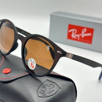 Rayban Ferrari Kahverengi İthal Unisex Güneş Gözlüğü G3250-VLL 