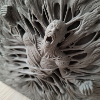 3D Duvar Tablosu – “İçsel Patlama”
