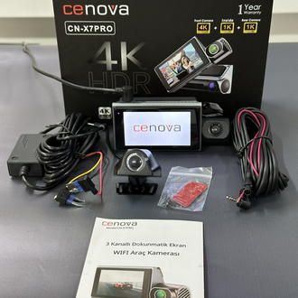 Cenova CN-X7PRO 3” Araç İçi 4K Kamera