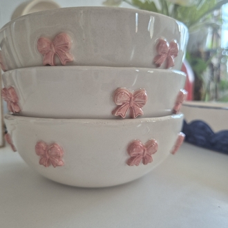 Pembe Kurdeleli Pinterest Kase