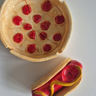 Pizza Seramik Küllük