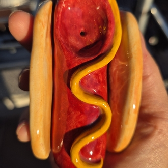 Hotdog Seramik Figür