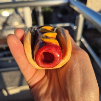 Hotdog Seramik Figür