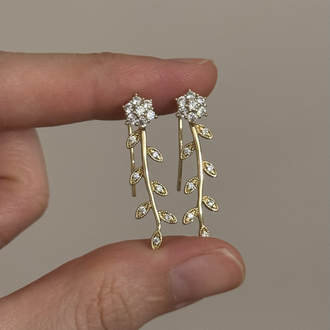 Sarmaşık küpe / xuping (14kgoldrenk)