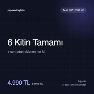 Tam Kütüphane — 6 Kitin Tamamı + Yeni Kitler