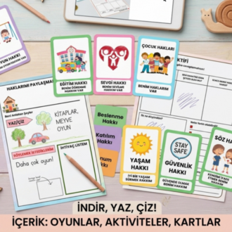 Çocuk Hakları Dijital Etkinlik Paketi 1 26 Sayfa PDF