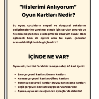 Hislerimi Anlıyorum Oyun Kartları Dijital PDF