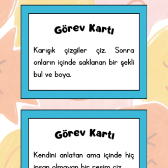 DUYGU GÖREVİ OYUNU, 68 Sayfa PDF Etkinlik Paketi