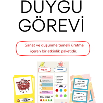 DUYGU GÖREVİ OYUNU, 68 Sayfa PDF Etkinlik Paketi
