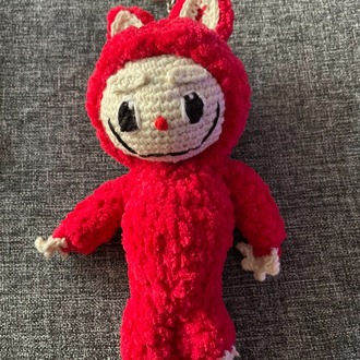 Labubu Figürü - El Yapımı Amigurumi Koleksiyon Oyuncağı