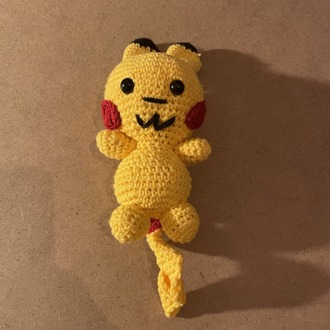 Tasarım Amigurumi Pikachu Figürü - Dekoratif Karakter & Kalıcı Hediye