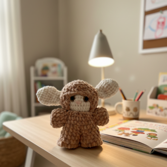 Tasarım Amigurumi Peluş Tavşan Figürü - Dekoratif Karakter & Kalıcı Hediye