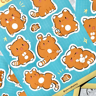 Nemo Cat Sticker Sheet