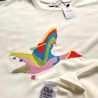 BEYMN CLB KAZ LOGO İŞLEME KUPRA MODAL TİŞÖRT