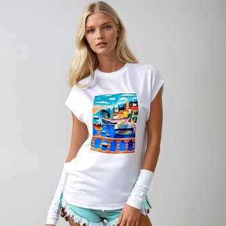 NETWRK  CASUAL BASKILI T-SHİRT 