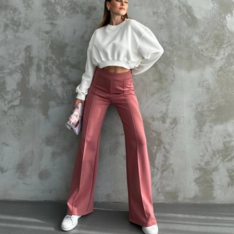 OYSHO PALAZZO ÇIMALI SOMON RENGİ MODEL