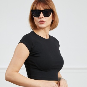 Basic Crop Body T-Shirt