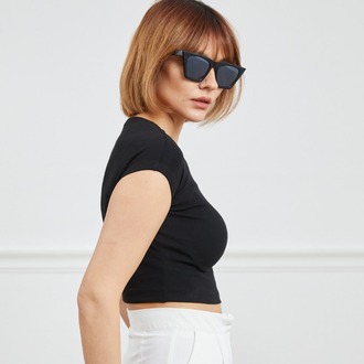 Basic Crop Body T-Shirt