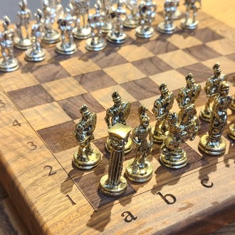 Ceviz Ağacı Satranç Takımı - 25 cm x 25 cm - CVZ-077