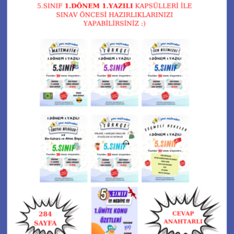 2025 2026 5.Sınıf 1.Dönem 1.Yazılı