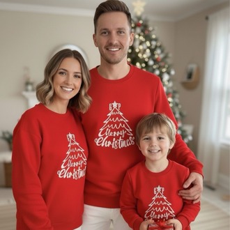 YETİŞKİN SWEATSHIRT NOEL DETAYLI