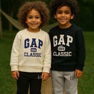 GAP BEYAZ LACİVERT 3 İPLİK ŞARDONLU ALT ÜST TAKIM