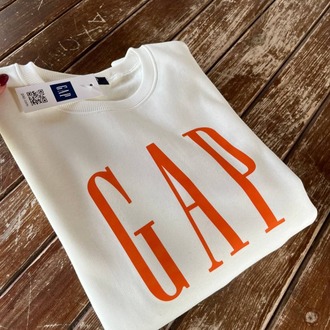 GAP TURUNCU BEYAZ 3 İPLİK ŞARDONLU ALT ÜST TAKIM
