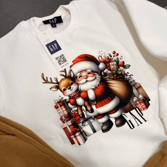 GAP NOEL DETAYLI 3 İPLİK ŞARDONLU ALT ÜST TAKIM