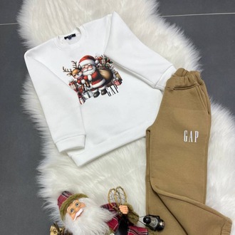 GAP NOEL DETAYLI 3 İPLİK ŞARDONLU ALT ÜST TAKIM