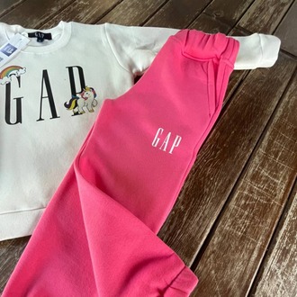 GAP UNİCORN DETAYLI 3 İPLİK ŞARDONLU ALT ÜST TAKIM