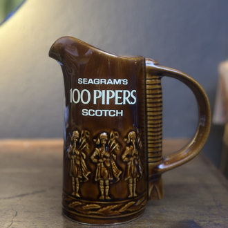 Seagrams 100 Pıpers Viski Karafı
