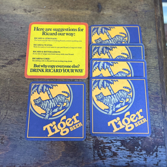 Vintage Bira Bardak Altlıkları