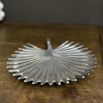 Vintage Palm Leaf Alüminyum Kase