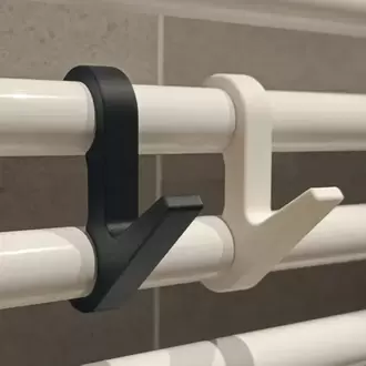 Banyo radyatör kancası - Bornoz, havlu askısı