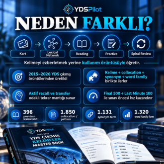 YDSPilot 2015–2026 YDS Çıkmış Kelimeler Master Book