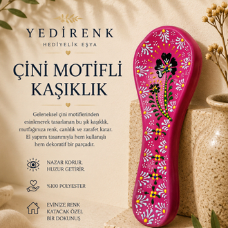 Yedirenk |Çini Motifli Kaşıklık 